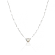 June Pearl Birthstone Necklace