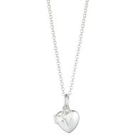 Personalized Small Heart Locket Necklace