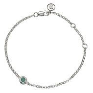 Emerald May Birthstone Bracelet
