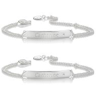 Sisters Diamond Identity Bracelet Gift Set