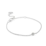 April Birthstone Bracelet - White Topaz