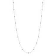 Little Treasure Pink Sterling Silver Necklace