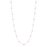 Little Treasure Pink Sterling Silver Necklace