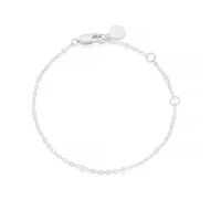 Little Treasure White Sterling Silver Bracelet