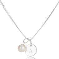 Personalised My First Pearl Disc Necklace