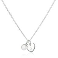 Personalised My First Pearl Heart Necklace