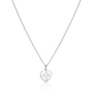 Personalised Sterling Silver Cherish Heart Necklace