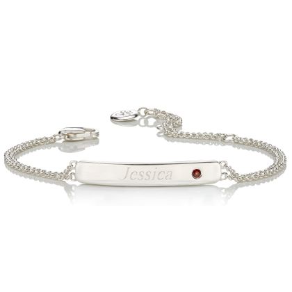 Personalised Birthstone Bracelet - January