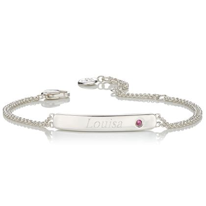 Personalised Birthstone Bracelet - July