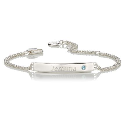 Personalised Birthstone Bracelet - March