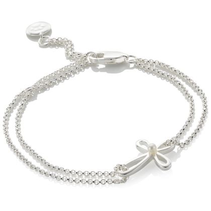 Cherish Pearl Cross Bracelet