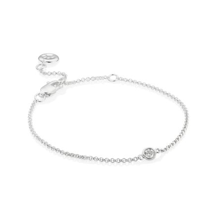 Aurora Solitaire Diamond Bracelet