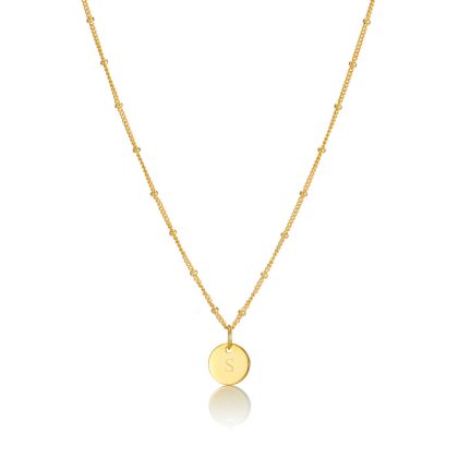 Gold Vermeil Confetti Disc Necklace