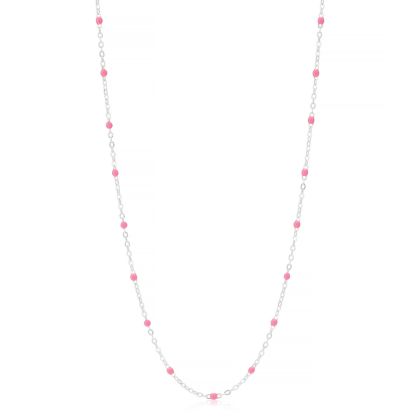 Little Treasure Pink Sterling Silver Necklace