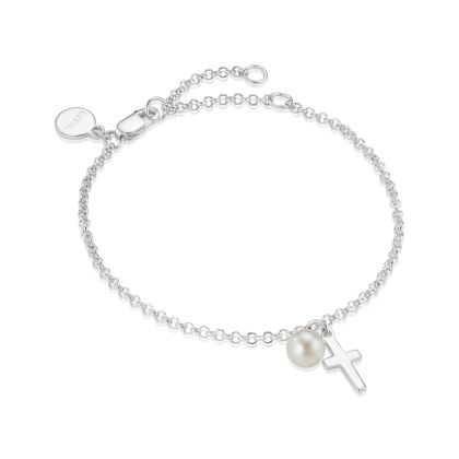 My First Communion Cross Bracelet