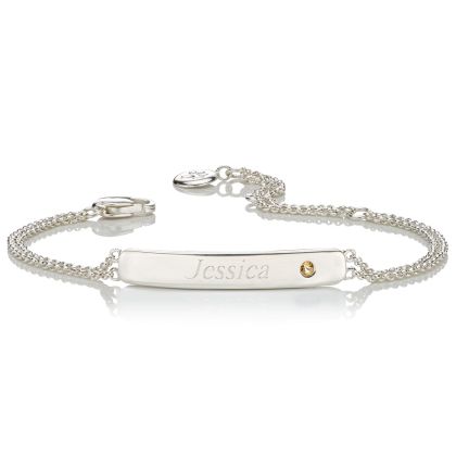 Personalised Birthstone Bracelet - November