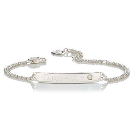 Personalised Birthstone Bracelet - October