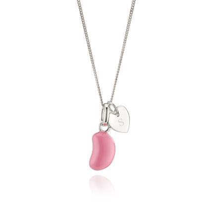 Pink Jelly Bean Necklace