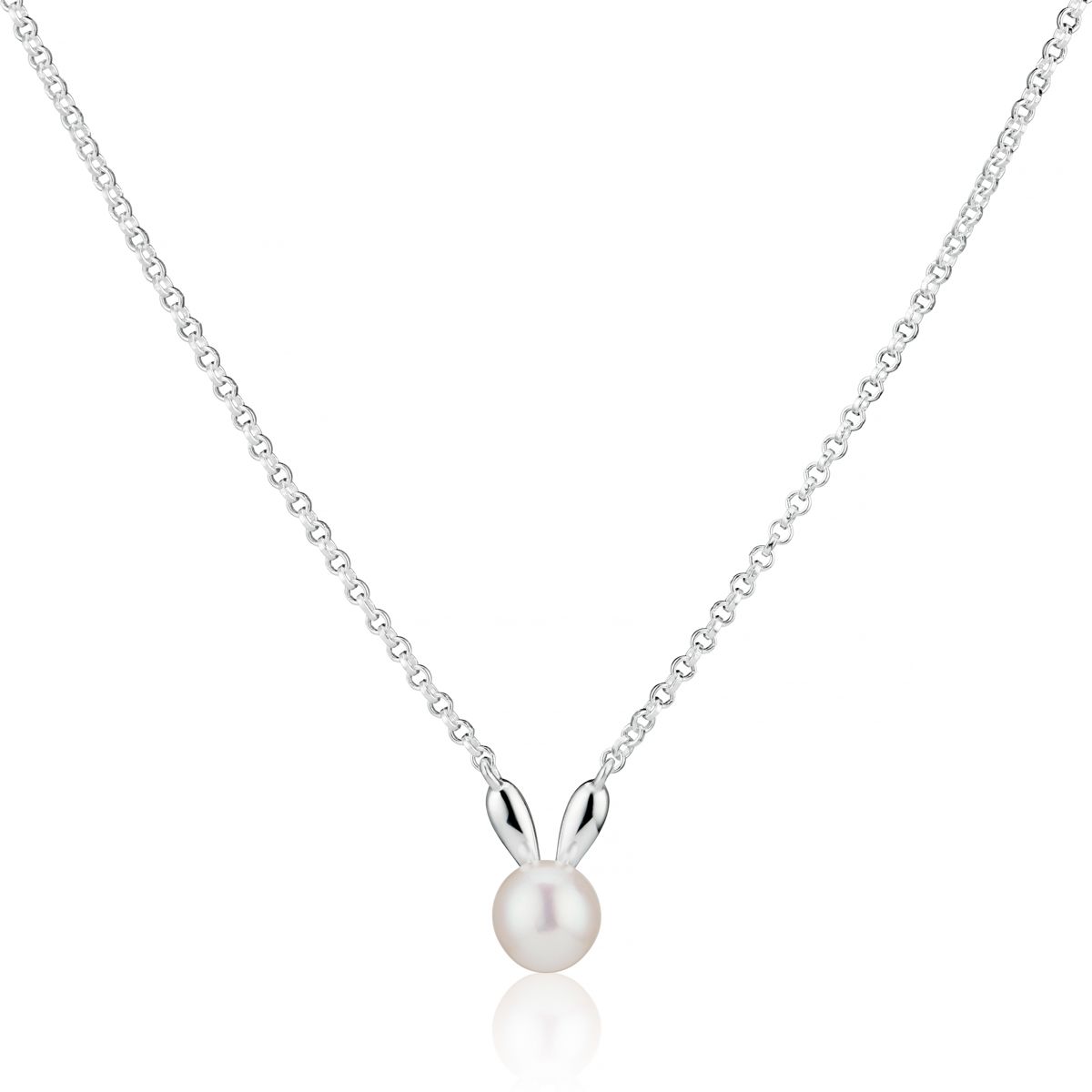 Sterling silver bunny necklace shop