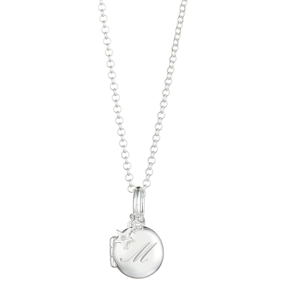 Small diamond locket best sale