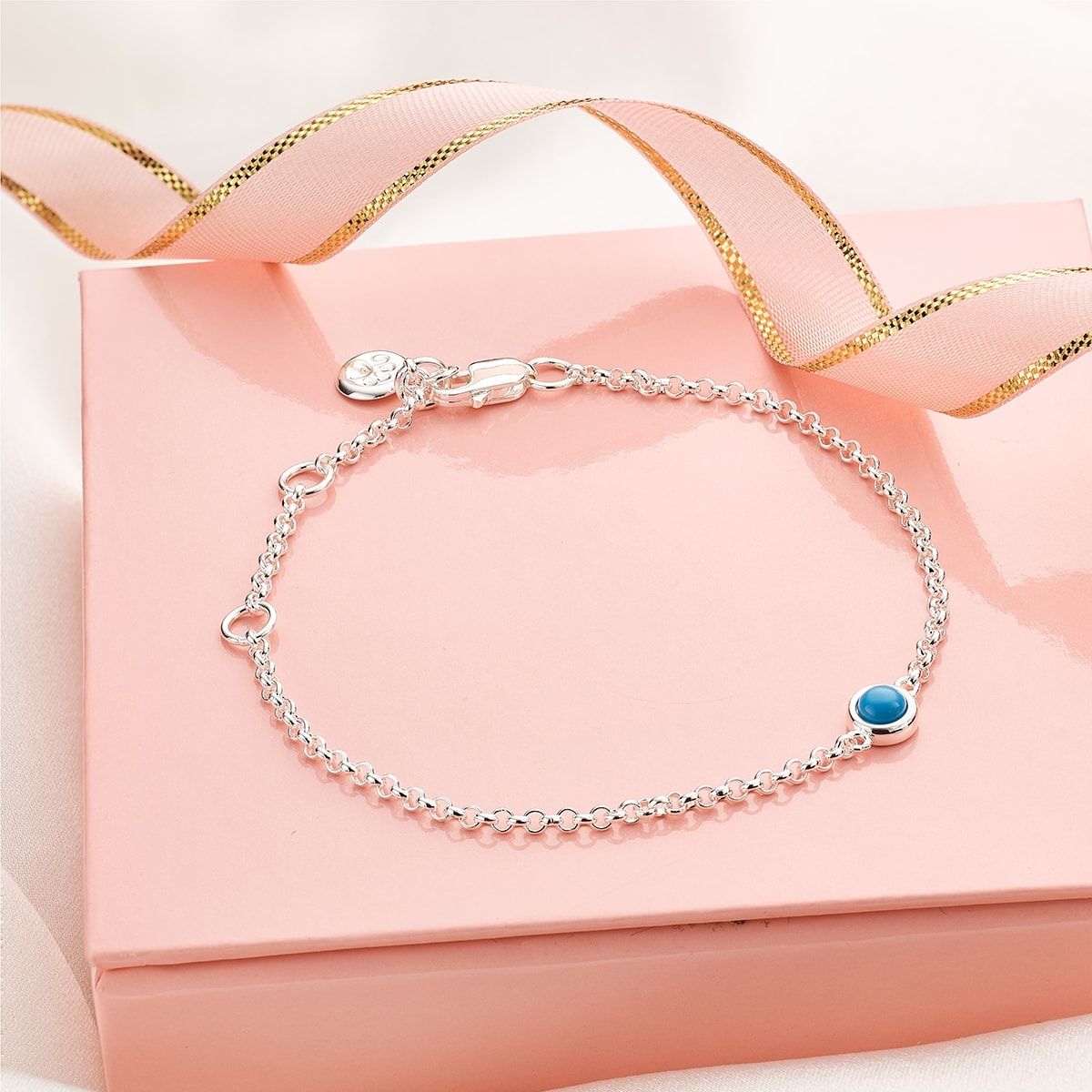 December Birthstone Bracelet -Turquoise