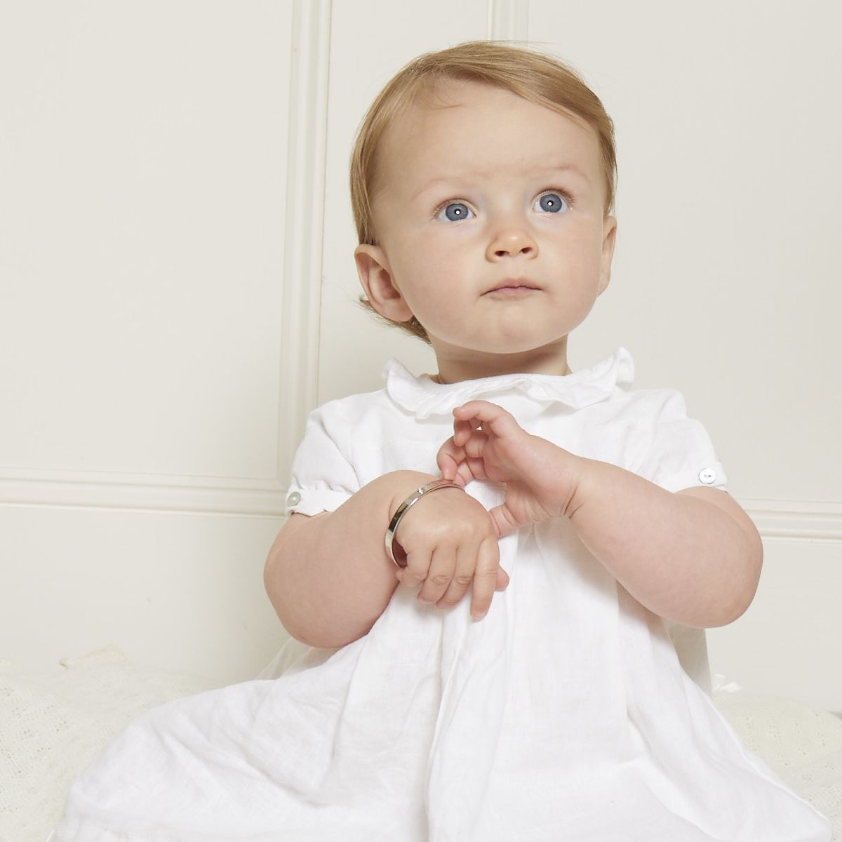 Personalized Baby Bangle — Forever Diamond