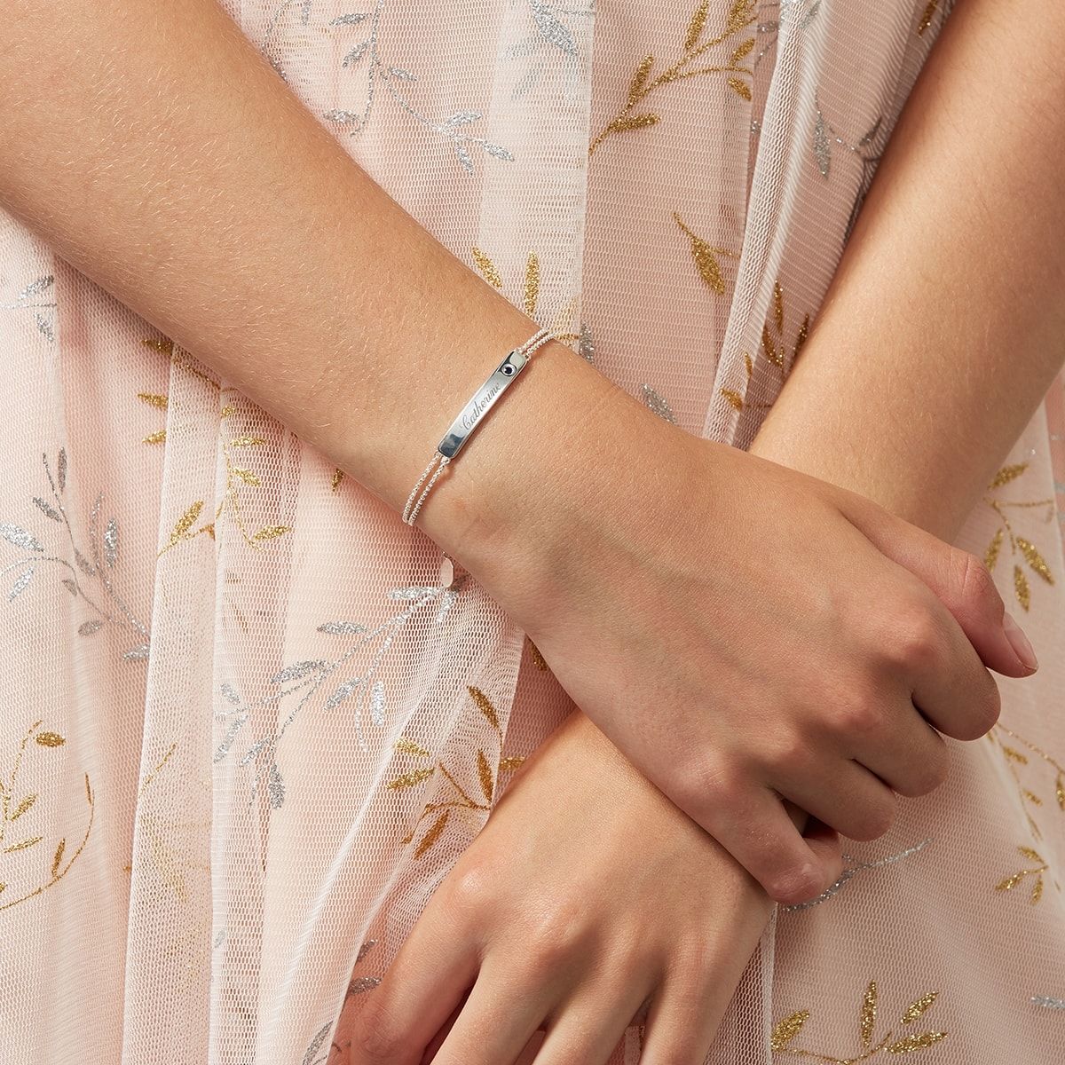 Sapphire hot sale birthstone bracelet