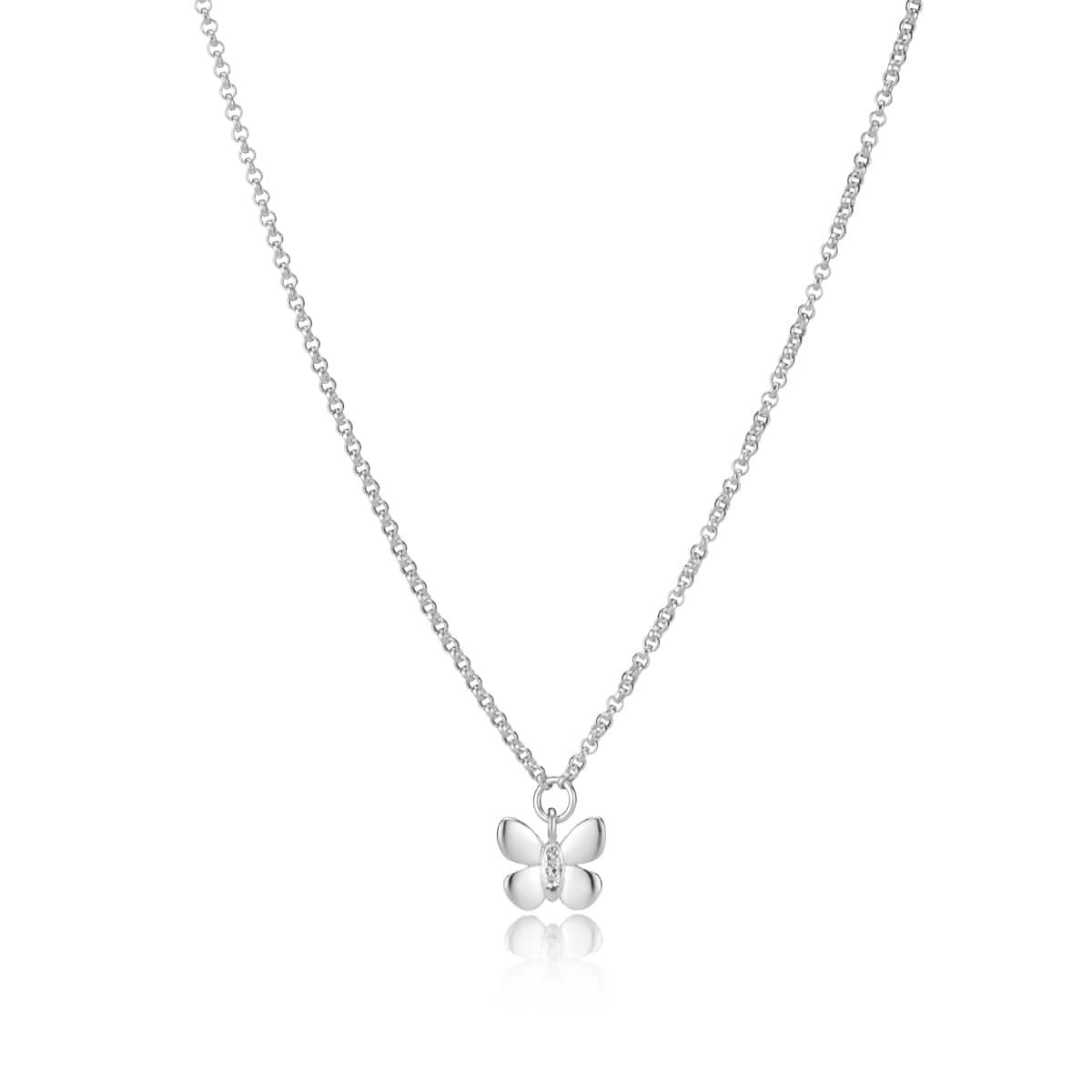 Silver Butterfly Necklace Teen girl jewellery Molly Brown London