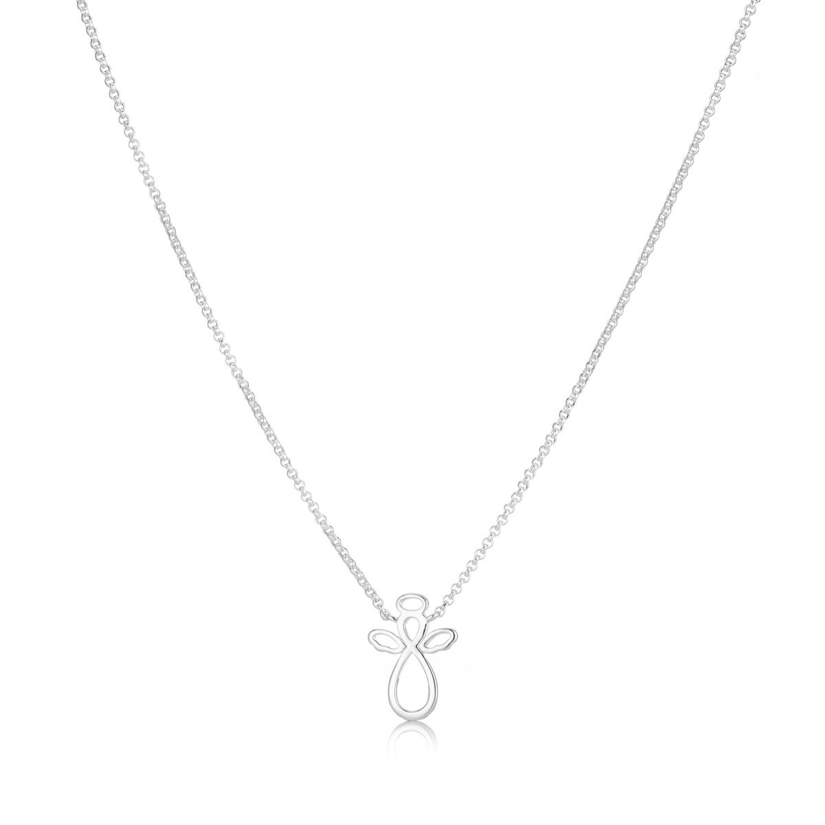 Sterling Silver My Guardian Angel Necklace