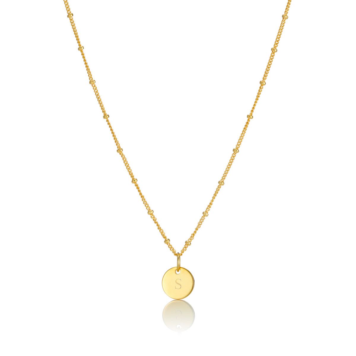 Gold Vermeil Confetti Disc Necklace