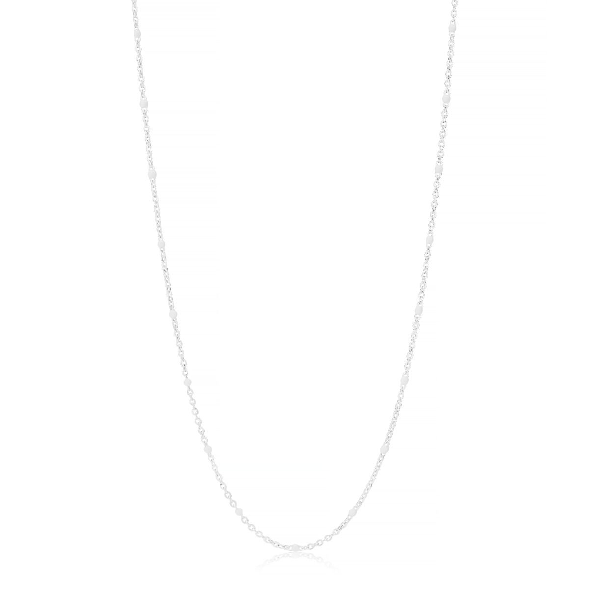 Little Treasure White Sterling Silver Necklace