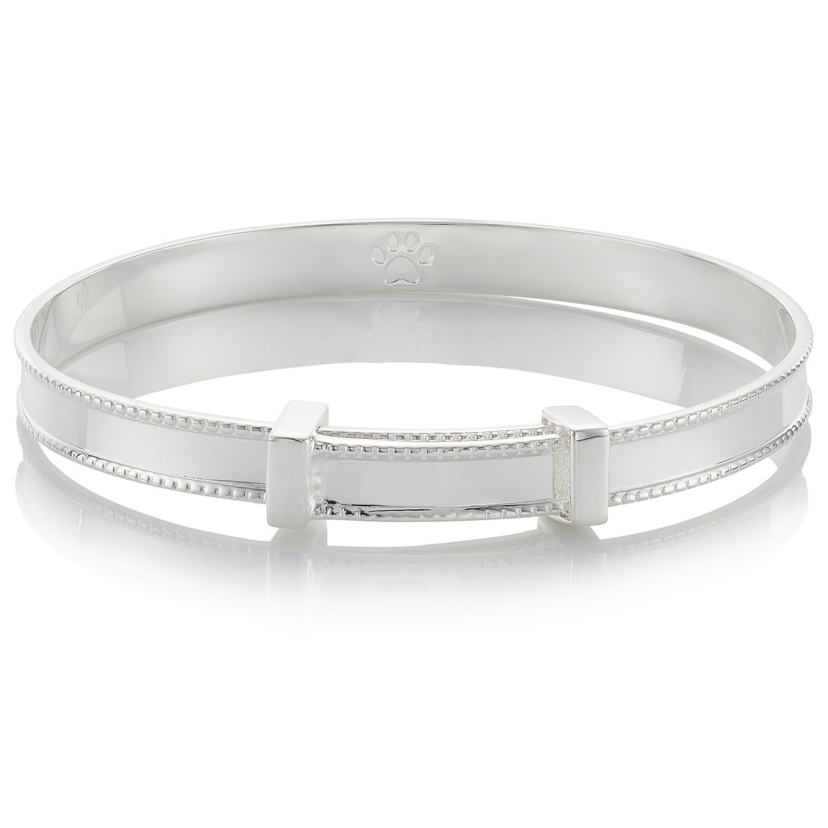 Silver Christening Baby Bangle — Heritage