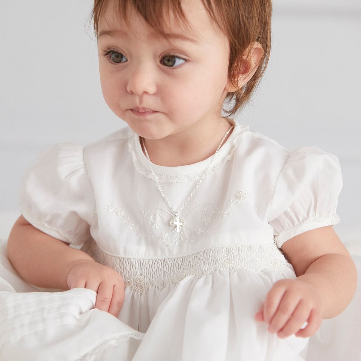 Christening Cross Necklace