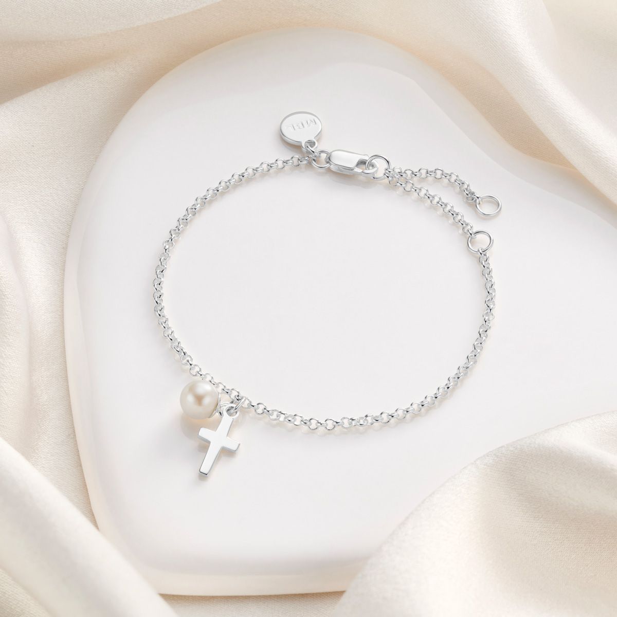 My First Communion Cross Bracelet