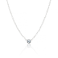 March Aquamarine Birthstone Necklace