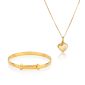 Personalized Gold Vermeil Baby's First Diamond Gift Set