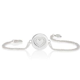 Personalised Angel of Mine Heart Bracelet 