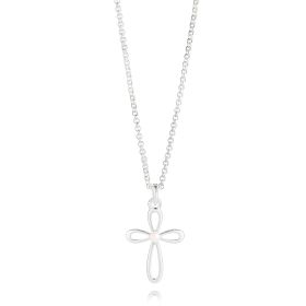 Cherish Pearl Cross Necklace