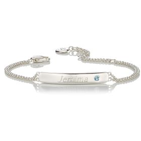 Personalised Birthstone Bracelet - March