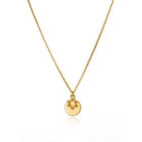 Personalised Gold Vermeil Star Of David Necklace