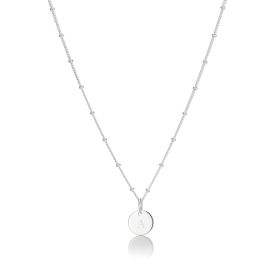 Sterling Silver Confetti Disc Necklace