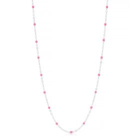 Little Treasure Pink Sterling Silver Necklace