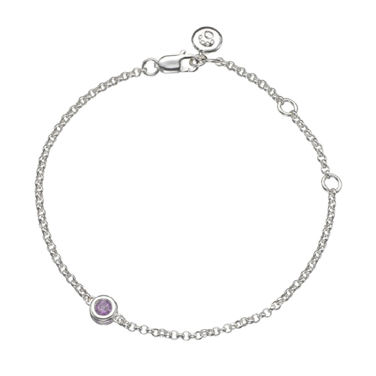 February Birthstone Bracelet  - Amethyst