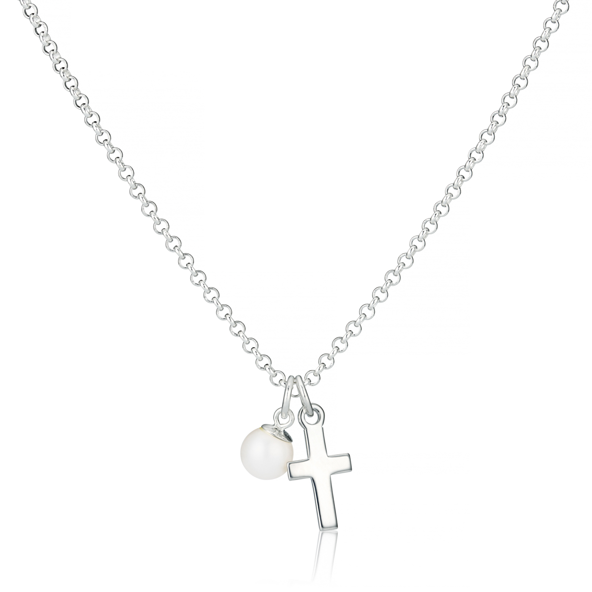 Christening Cross Necklace