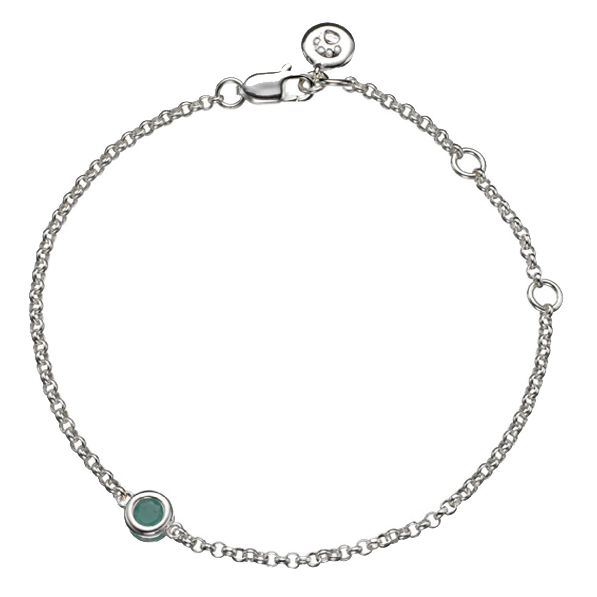 May Birthstone Bracelet - Emerald