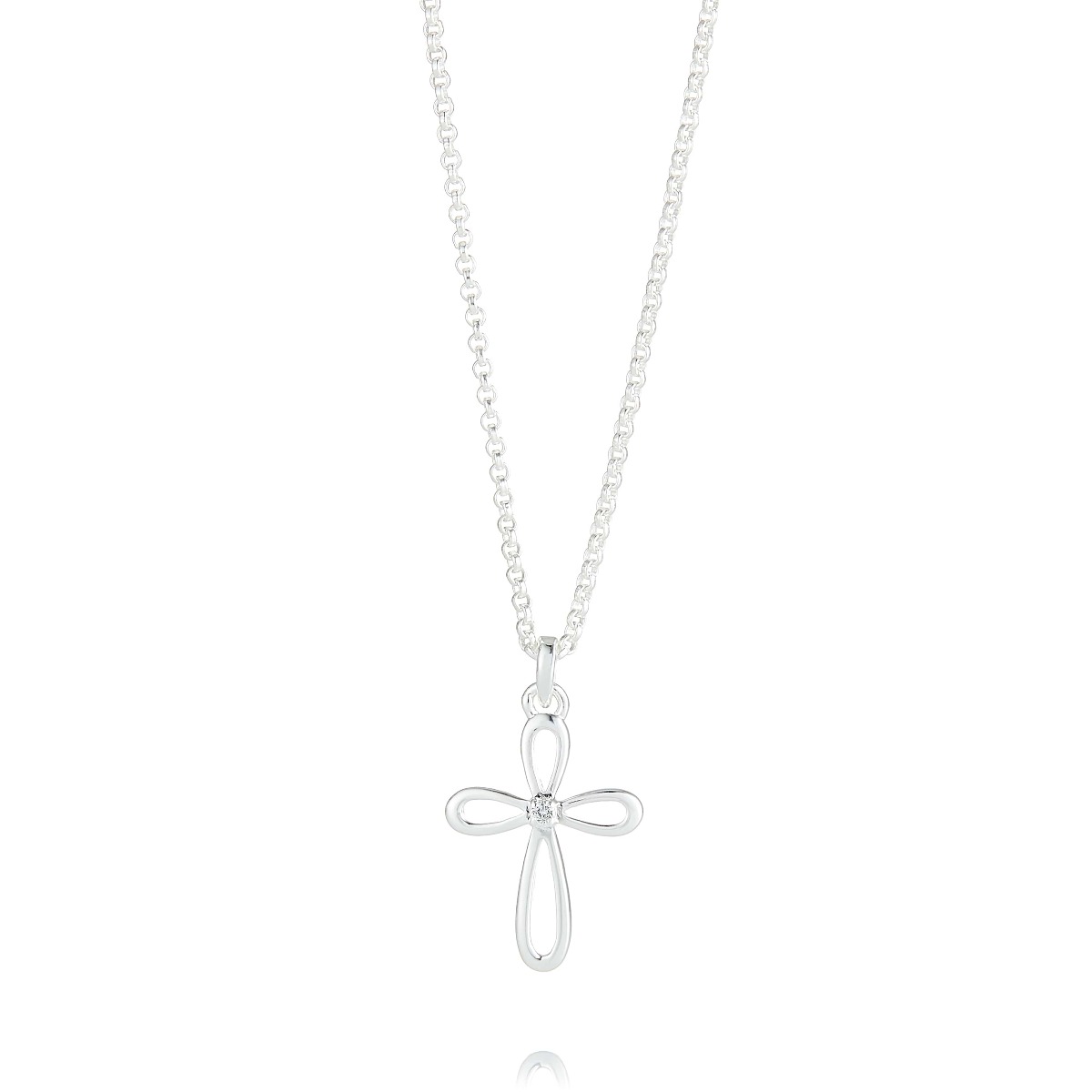 Cherish Diamond Cross Necklace