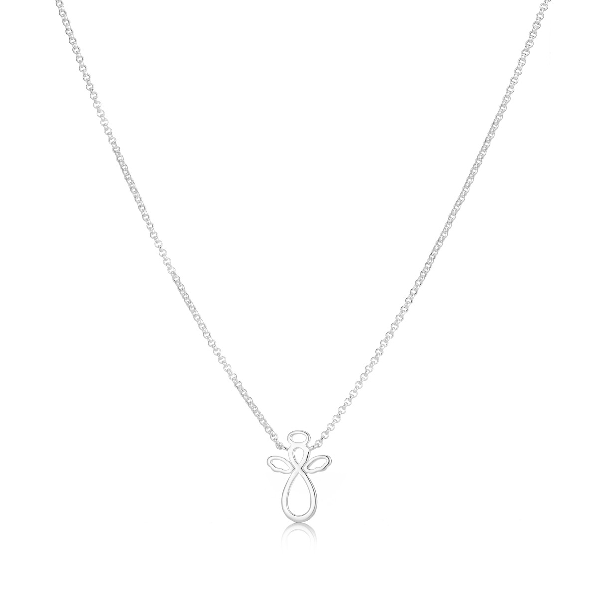 Sterling Silver My Guardian Angel Necklace
