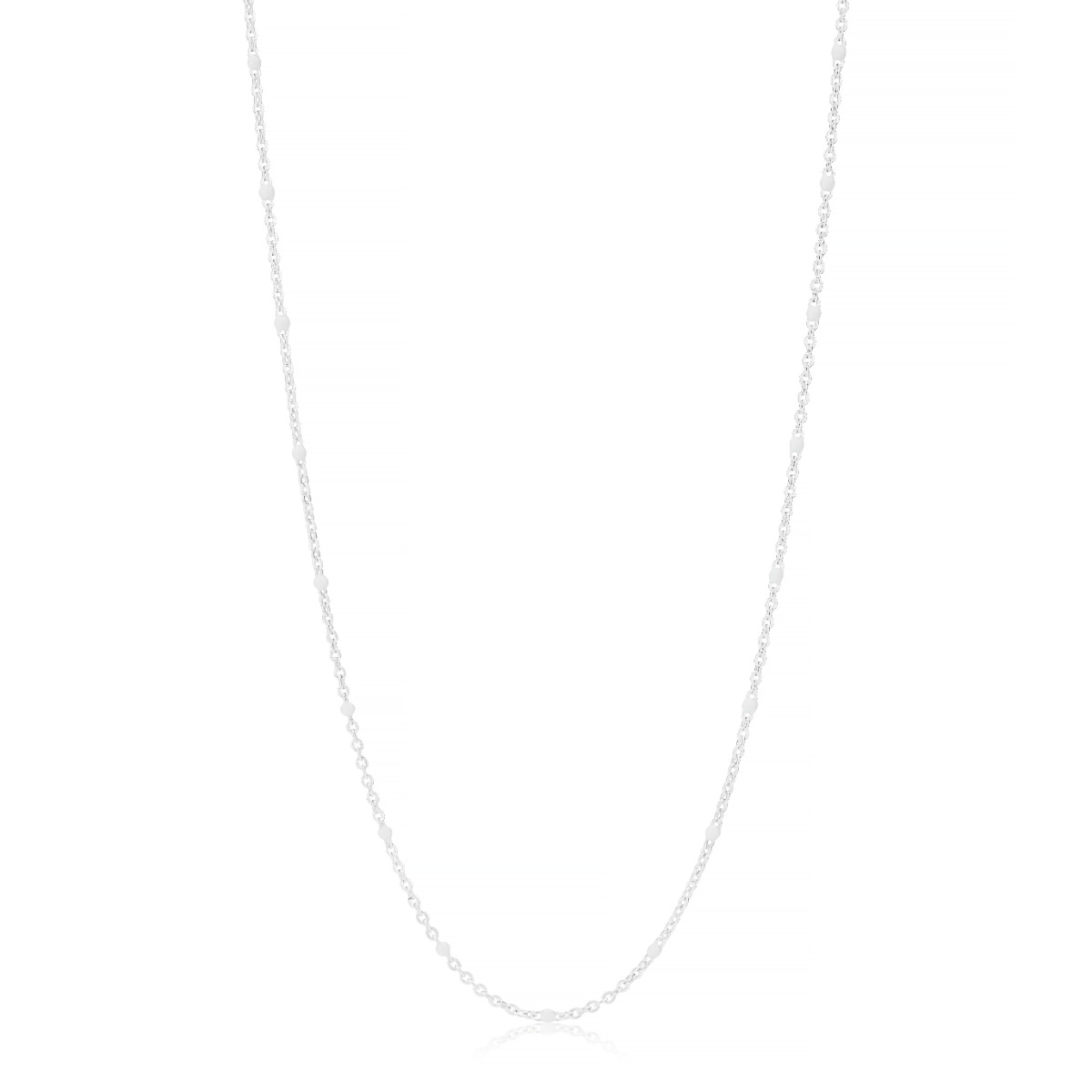 Little Treasure White Sterling Silver Necklace