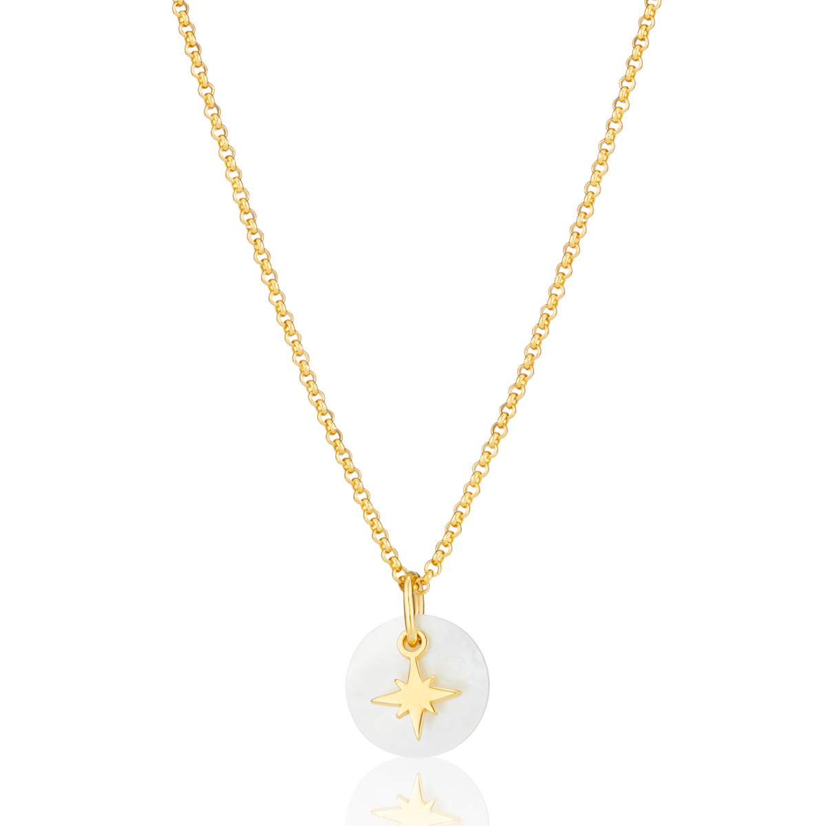 Gold Vermeil Hope Star Necklace