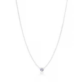 March Aquamarine Birthstone Necklace